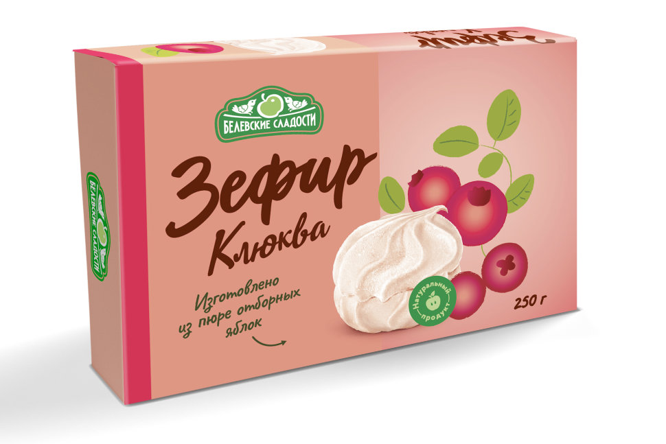  Зефир белевский "Клюква" 250г в Солнечногорске
