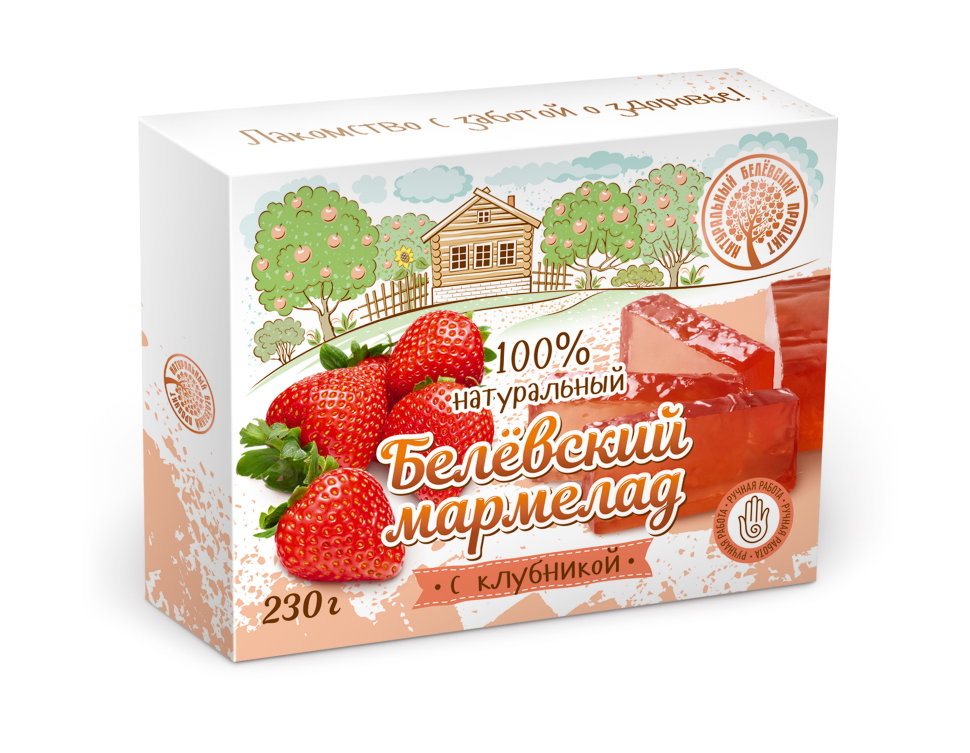  Мармелад белевский "Клубника" 230г в Солнечногорске